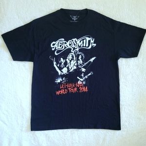 Aerosmith🎶 "Let Rock🎸 Rule World🌎 Tour 2014" Graphic Tee👕